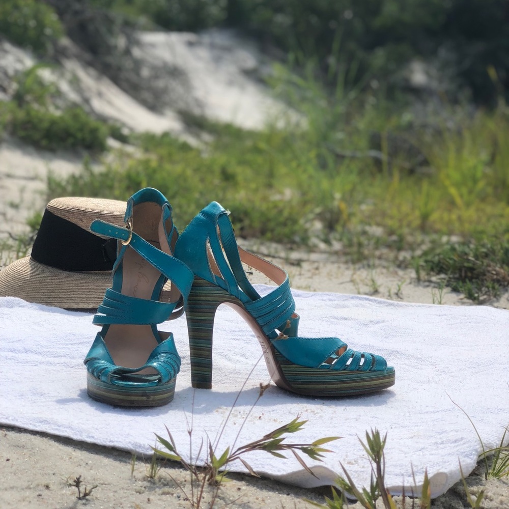 Platform Strap Heel Shoes